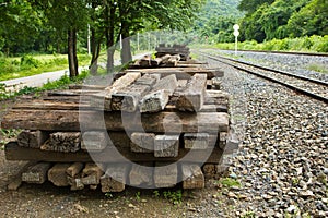 Timber rails