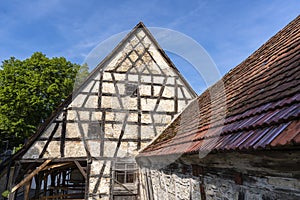 Timbered house in Waiblingen, Rems Murr Kreis, Germany