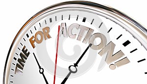Time for Action Now Take Control Act Clock