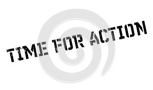 Time for action stamp