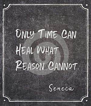 Time can heal Seneca quote