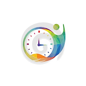 Time Care Logo Template Design Vector.