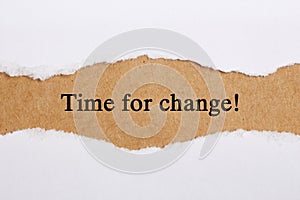 Time for Change photo