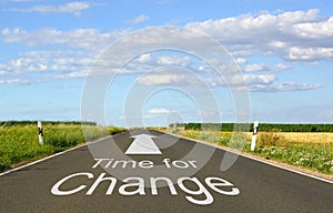 Time for change sign