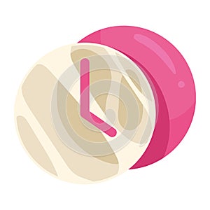 time clock glassmorphism style