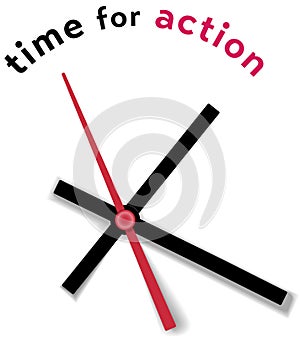 Time clock movement call for action