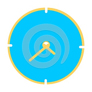 Time, clock, watch icon. Concept of UI design elements. Digital countdown app, user interface kit, mobile clock interface. Fast ti