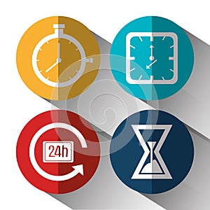 Time,clock, watch icon