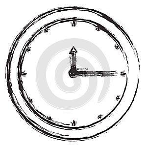 Time clock watch icon