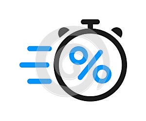 Fast delivery service icon logo