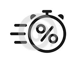 Fast delivery service icon logo