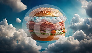 time clouds and sky time clouds over the sky time lapse clouds generative AI