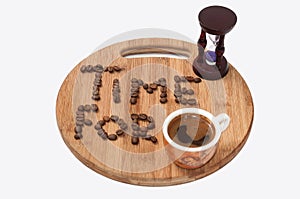 Time for coffee concept image