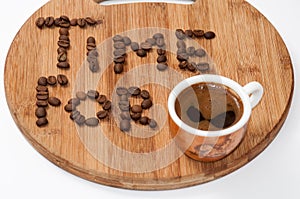 Time for coffee concept image