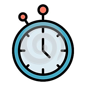 Time concentration icon vector flat