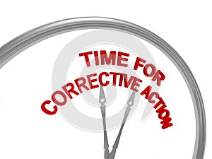 Time for corrective action on clock