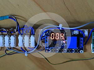 time delay relay with wires