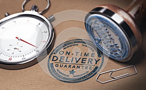 On Time Delivery, Courier Service and Punctuality photo