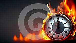 Time in Flames: A Symbol of Urgency and Limited Moments