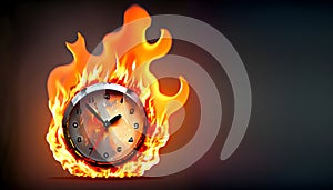 Time in Flames: A Symbol of Urgency and Limited Moments