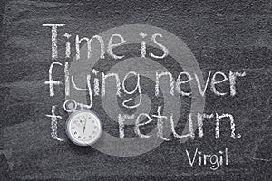 Time is flying Virgil photo