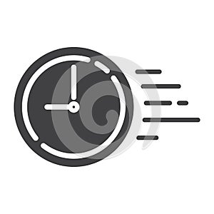 time goes by concept icon. Vector illustration decorative design