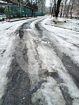Time of impassable roads in January