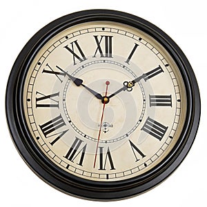 Time isolated on white background