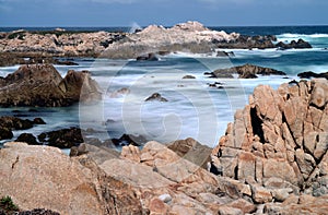 Time Lapse Asilomar State Marine Reserve photo