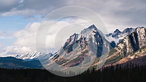 Time-lapse of the Canadian Rockies in the Summer