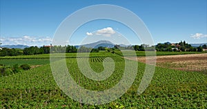 Time lapse on clear sunny day view to Monte Baldo