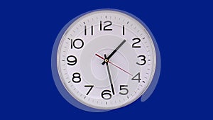 Time lapse clock from twelve to three