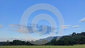 time lapse of clouds with beautiful mountains in Thailand