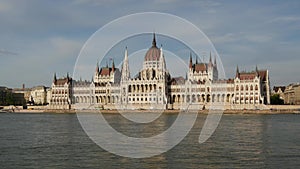 Time lapse from ferries and the Hungarian Parliament Building