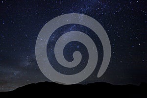 Time Lapse Image of the Night Stars