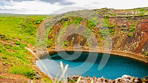 Time lapse of Kerid volcanic crater lake