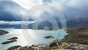 Time-Lapse of Lago Pehoe in Torres del Paine National Park