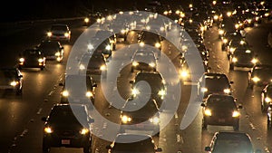 Time Lapse of Los Angeles Freeway Traffic - Clip 20