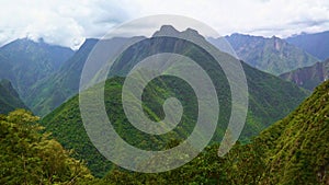 Time lapse Mountains near Machu Pichu