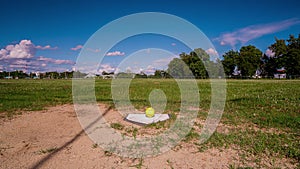 Time Lapse,Softball on the homepage in a softball field