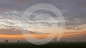 Time lapse of sunrise at Streefkerk