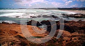 Time Lapse Surf Breaking Asilomar State Marine Reserve California