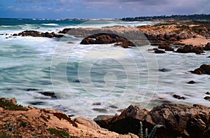 Time Lapse Surf Breaking Asilomar State Marine Reserve California