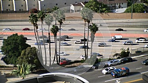 Time Lapse of Traffic in Los Angeles During Rush Hour