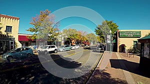 Time lapse traffic, Olde Town, Arvada, Colorado