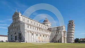 Time lapse video of Piazza dei Miracoli with Leaning Tower in Pisa, Italy