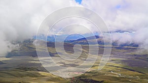 Time lapse view from the Cotopaxi Volcano