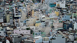 Time Lapse View of Ho Chi Minh City Buildings Daytime From Above