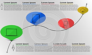 Time line infographic, infographics, bubble infographic, male and female, text infographic,