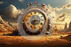 Time machine old. Generate Ai